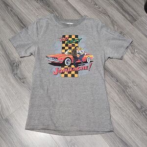 VINTAGE JORDACHE Go Fast Sports Car Single Stitch Graphic Tee Shirt